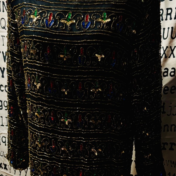 Vintage Beaded 2 Piece Skirt set - Picture 2 of 12